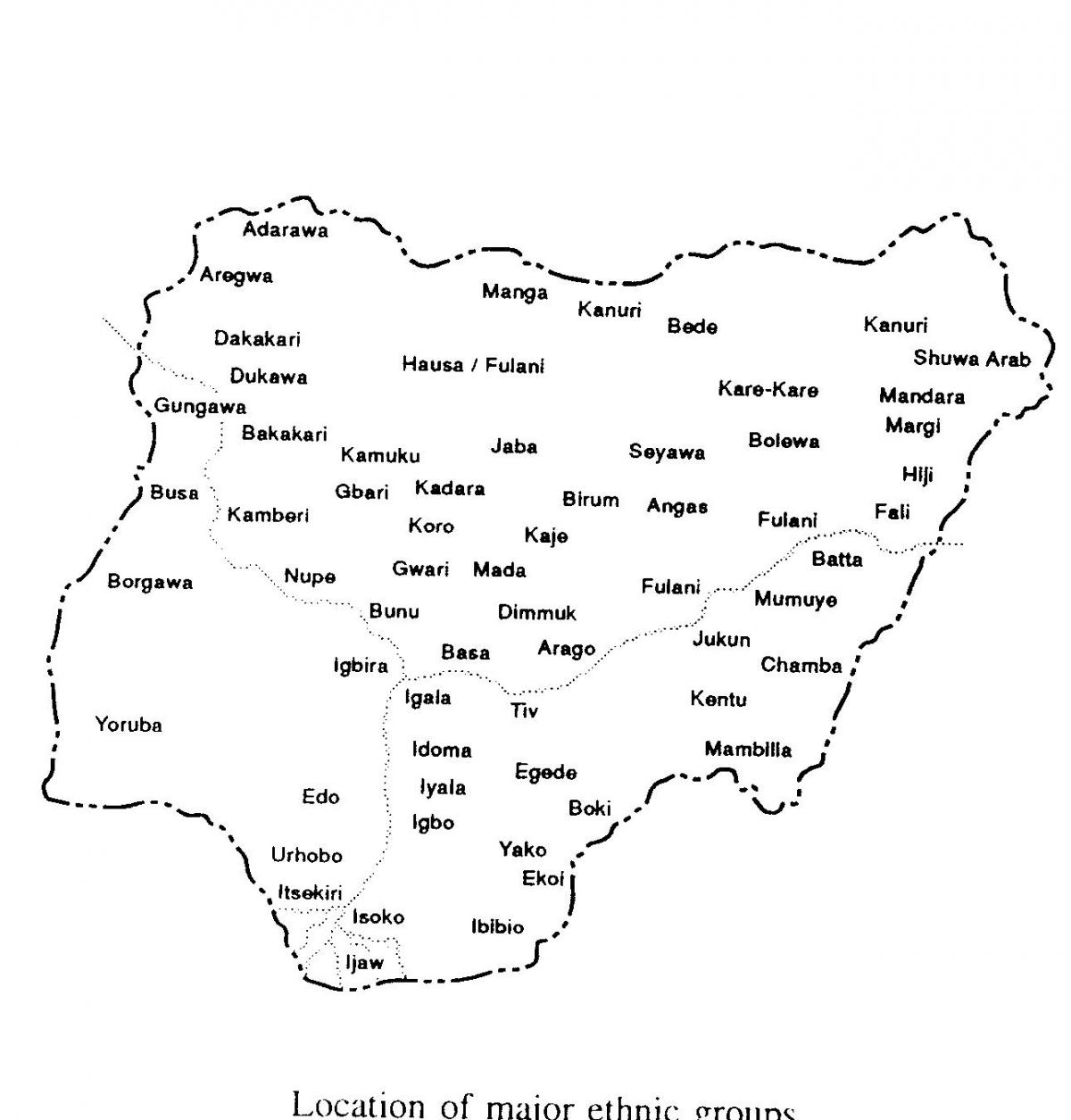 зурах нигери газрын зураг